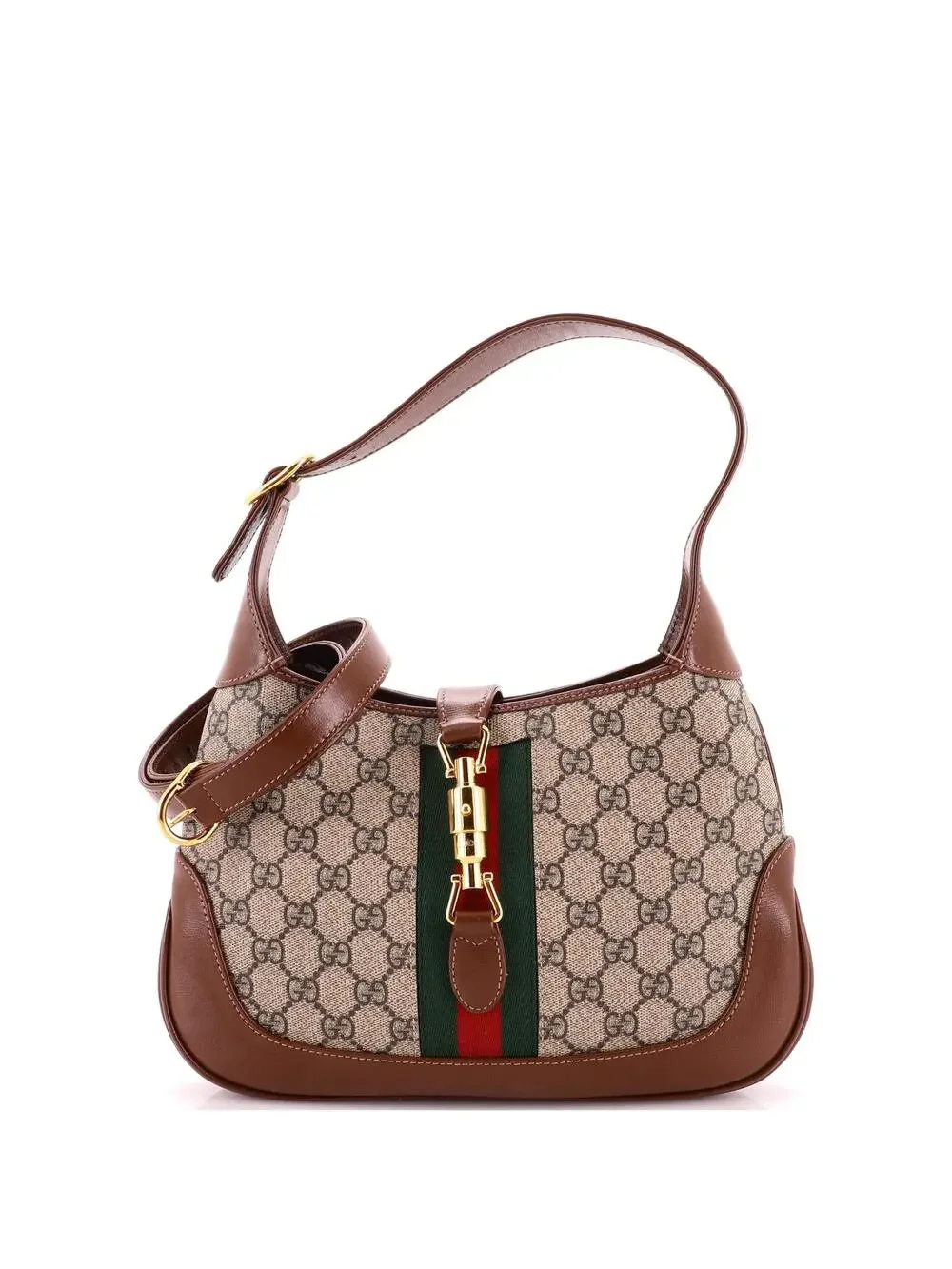 Gucci Jackie Hobo Gg Coated Canvas #335356G22B